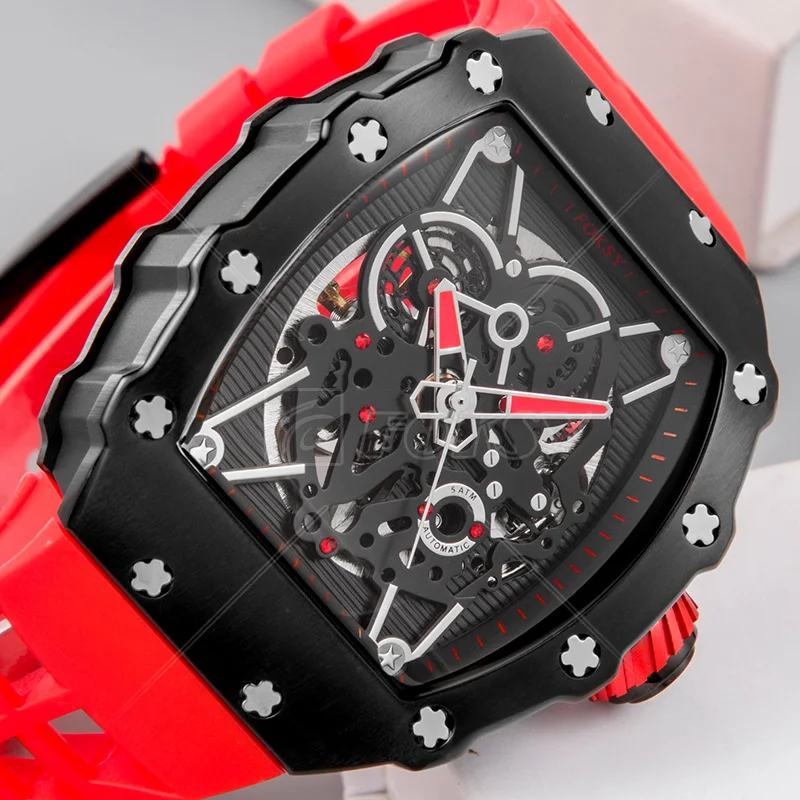 Custom Brand Mekanik Kol Otomatik Erkek Saat Wrist Luxury Man Watch