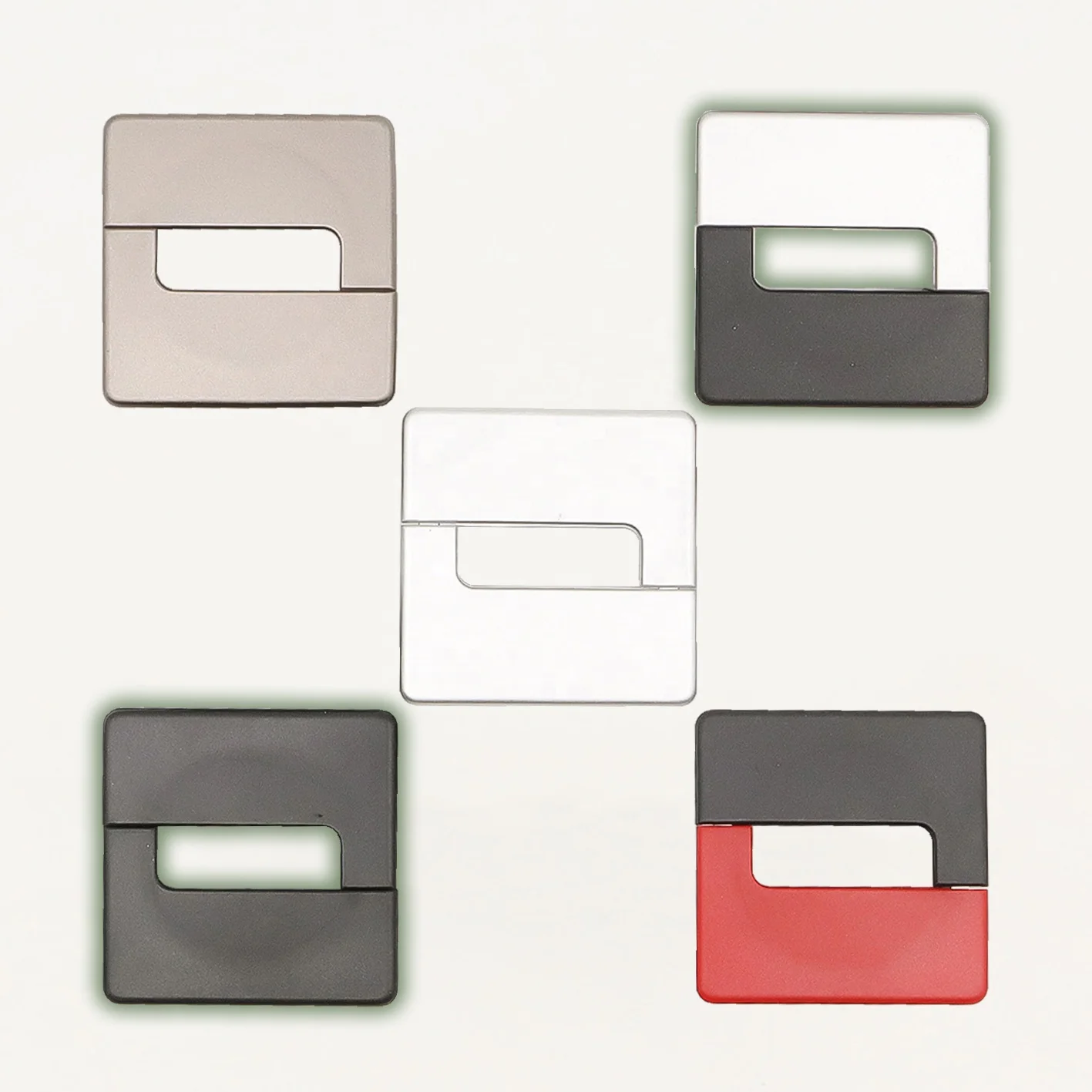 Plastic office meeting table wire manager box 60mm cable grommet