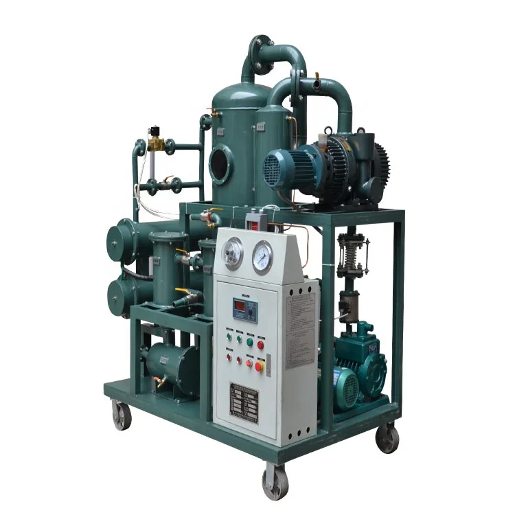 Transformer oil purifier insulating oil purifier to remove moisture and gases with leading technologies ZHONG NENG