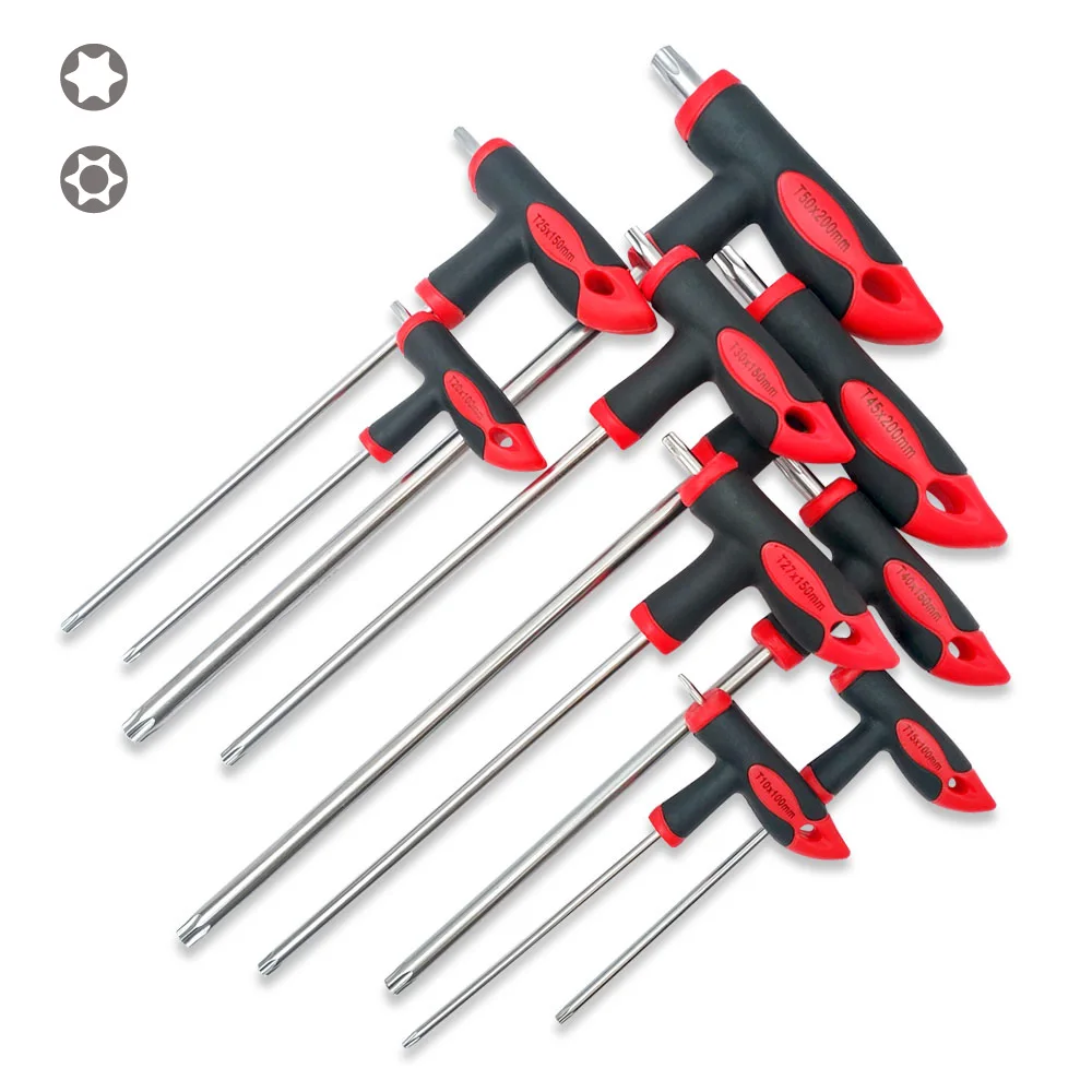 Bike bicycle tool torx screwdriver set T shape T8 T10 screwdriver spanner