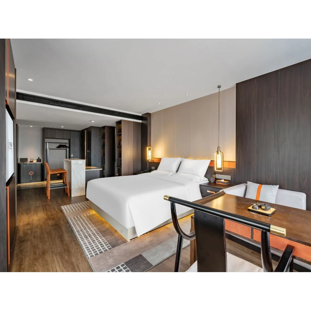 5 Star Hotel Guest Room Furniture Set Modern Luxury Apartment Bedroom Suite Other Hotel Furnitures
