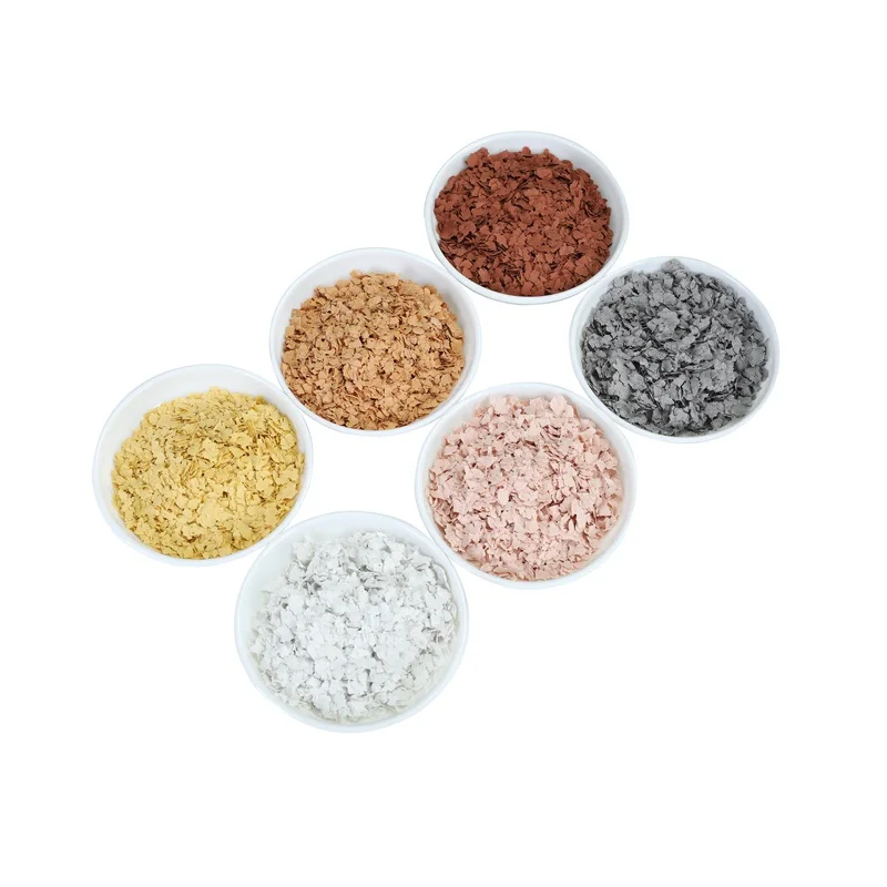 Natural stone rock for epoxy floor paint price chips colorful platinum flake transparent