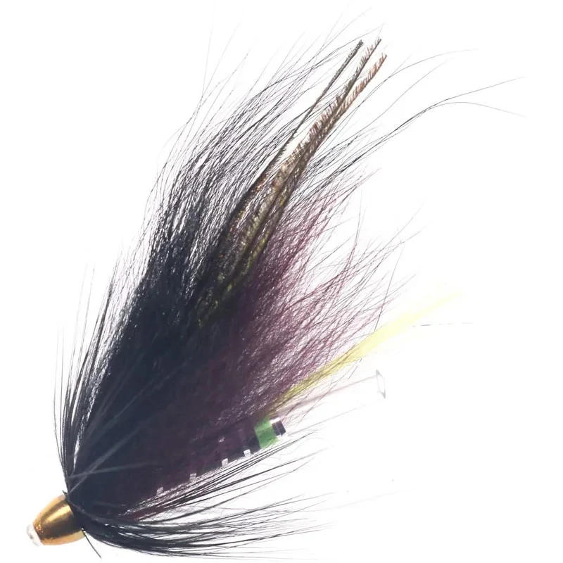 Brass Cone head Tube Juction Streamer Tube fly Fishing Flies Set For Salmon Trout Fishing