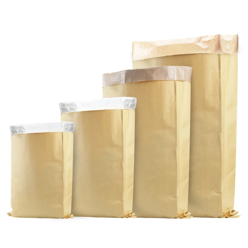 MINCHENG wholesale stock poultry feed bags 100pcs sell kraft paper plastic bag different size cheap big capacity sack