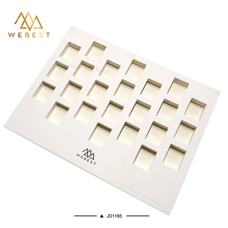 Webest большой лоток для ювелирных изделий Бархатная подушка часов органайзер демонстрационный