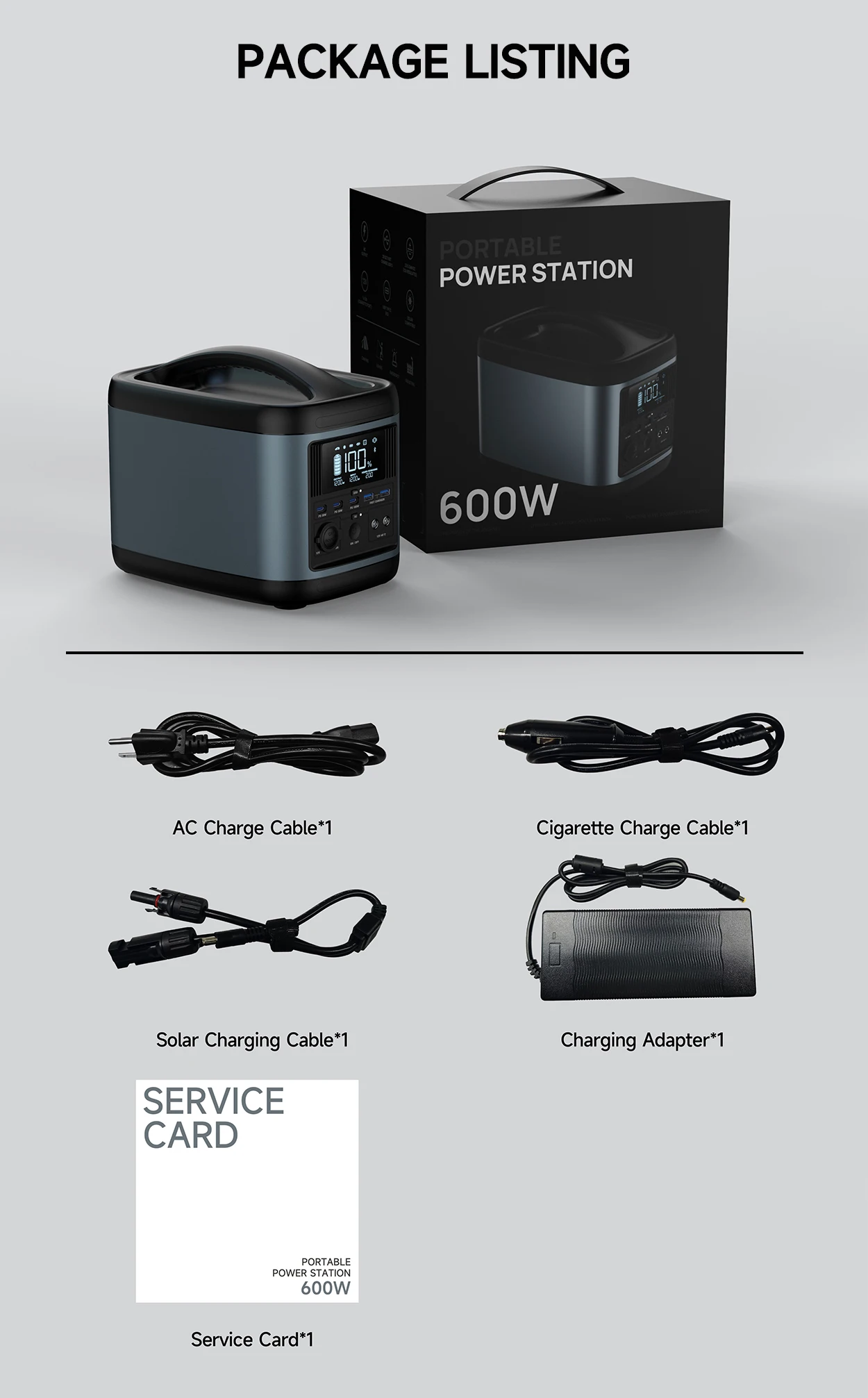 Hot Solar Generator 220v  600w 2200w Solar Portable Power Station 600w