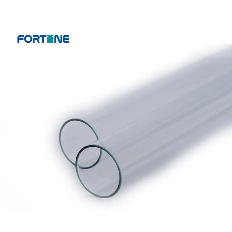 Factory Supply high quality heat resistant clear borosilicate glass tubing
