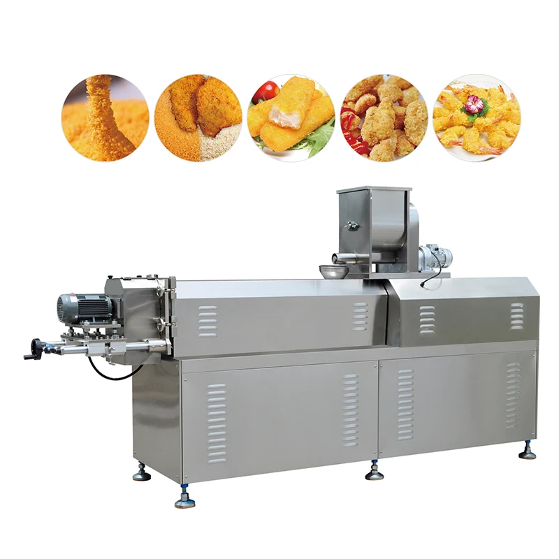 Full Processing Line 200-500kg/h Panko Bread Crumbs Making  Machine