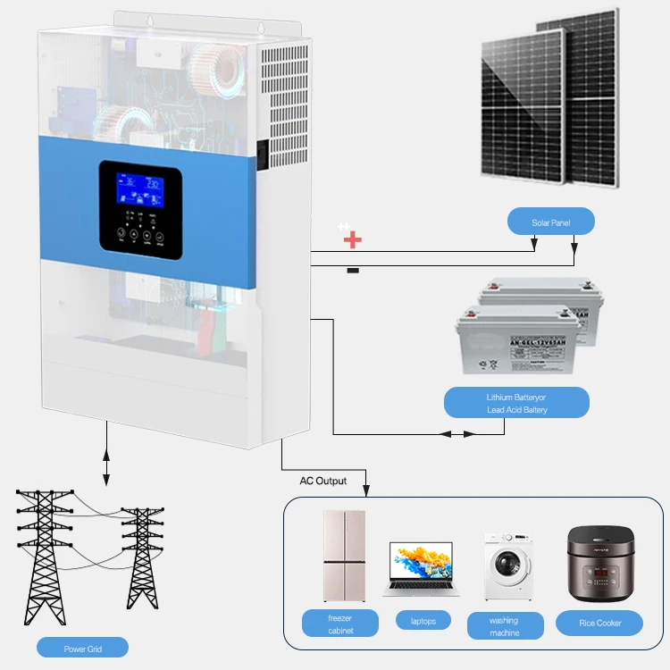 Hybrid Solar Inverter Off Grid 3.5kw 6.2kw 24v 48V Solar Inverter Pure Sine Wave Inverters