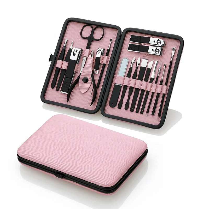 Splash-Proof Sturdy Curved Edge Cutter Trimmer Leather Stainless Steel Nail Clipper Grooming Finger Beauty Manicure Pedicure Kit