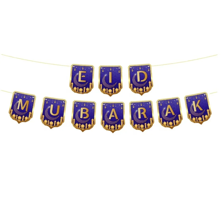 Pafu Eid Mubarak праздничные принадлежности счастливый Рамадан праздничное украшение