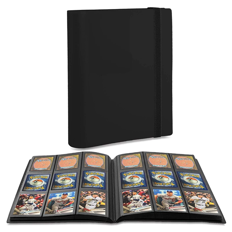 9 Pocket Trading collectors Binder Display Holder Storage Book 360 Double Sided Pocket card Album for narutoes Pokemon and TCG