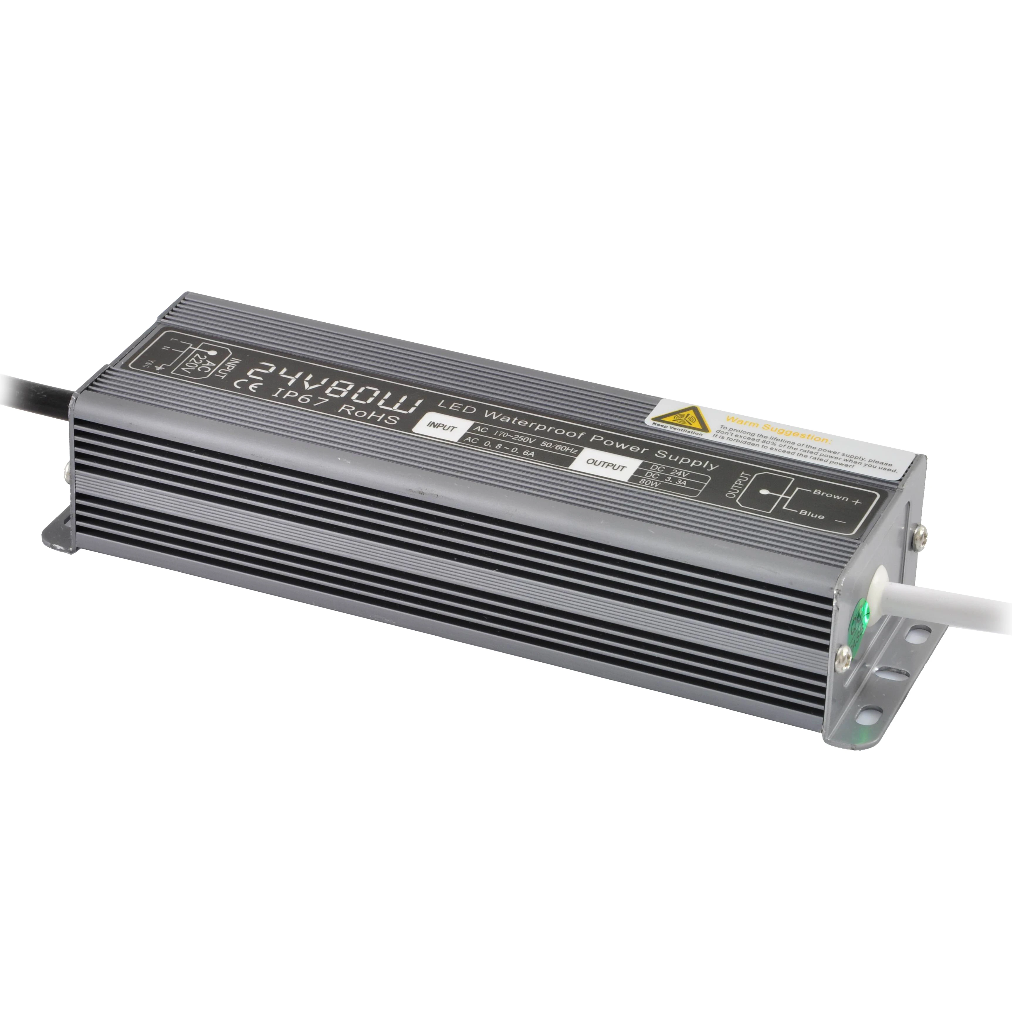 Маленький размер СИД sdriver 24v100w 96w ip67 Водонепроницаемый источник питания СИД дисплея