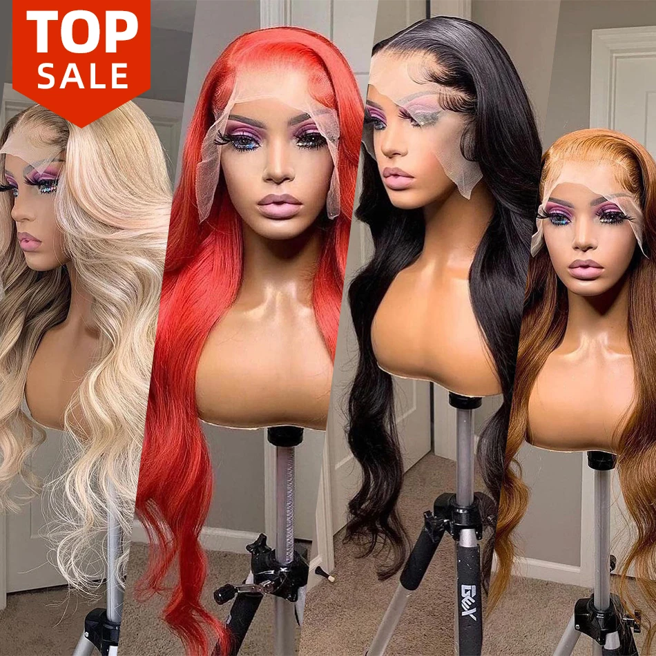 13x6 Raw Brazilian Pre Plucked Peruvian Lace Front Wig For Black Women Human Hair Bundle Extension Hd Lace Frontal Wigs Vendor