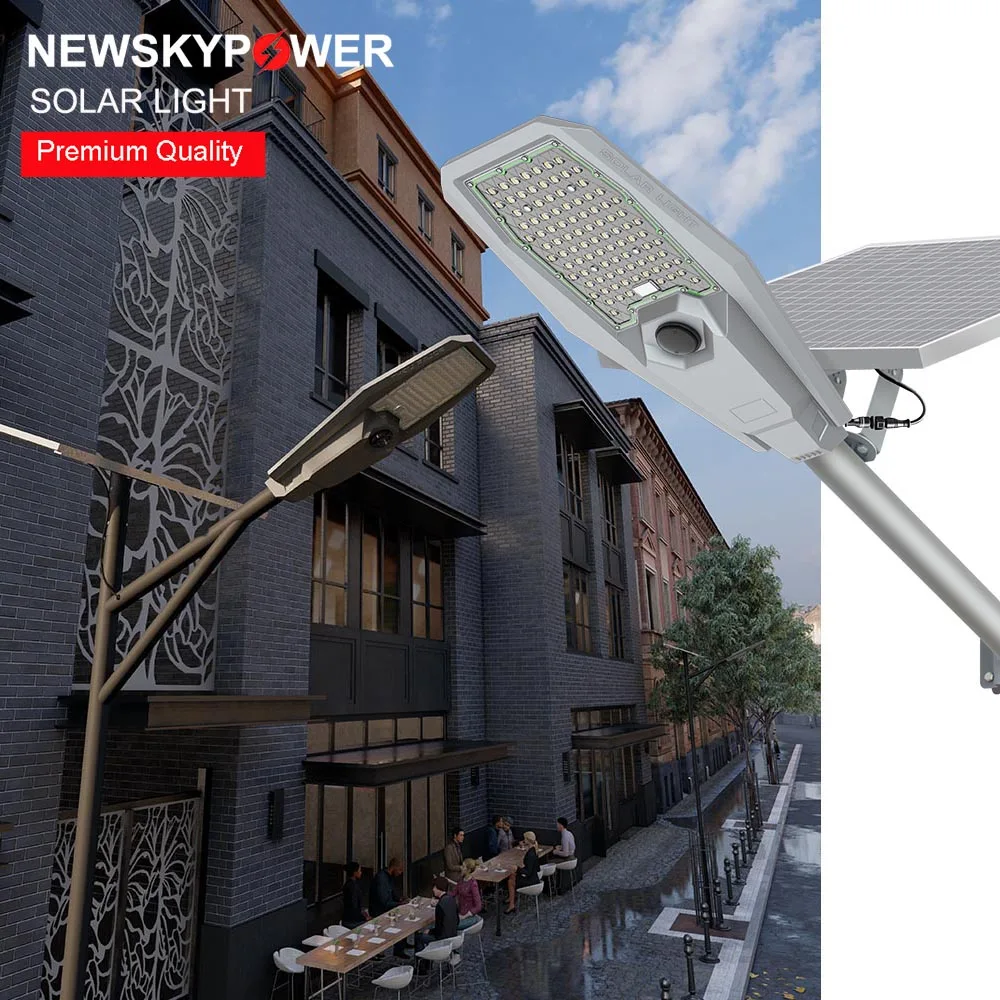 Led Solar Street Lamp Upgraded Interstellar Warrior 300W Motion Sensor Led MJXJ903 Solar Street Light With IP67 Waterproof