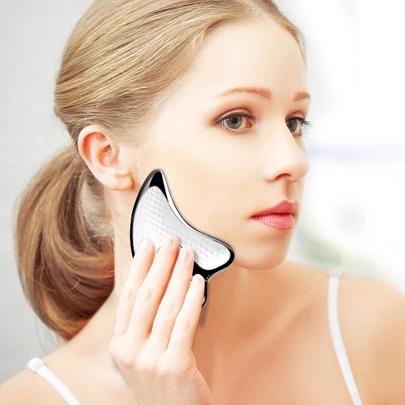 
Dropshipping electric facial massager guasha vibration facial massager V face led facial massager 