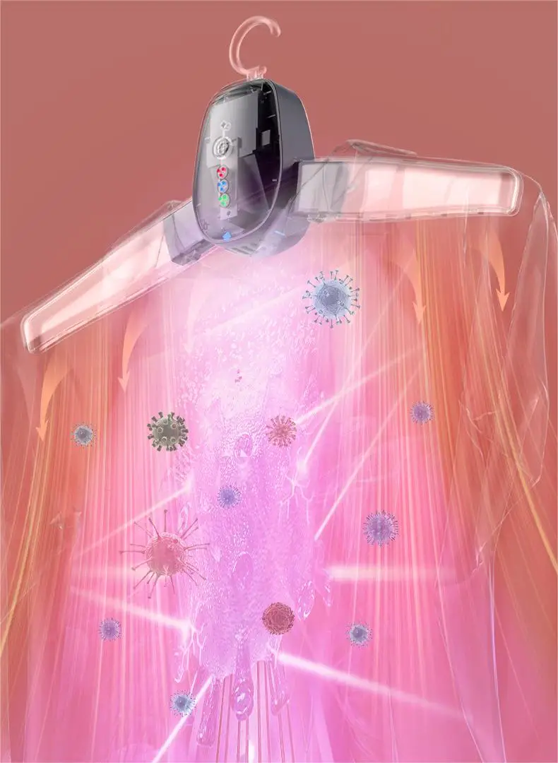 Clothes Dryer Rack Portable Electric Clothes Shirt Shoes Hanger Carton Box White ABS Electronic Clothes Lines