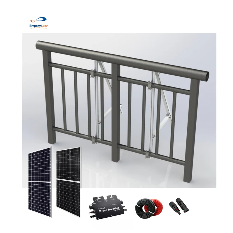 800W Solar Panels System with 220V Output Volta Monocrystalline PV Panels for Home Use MPPT Controller Balcony App