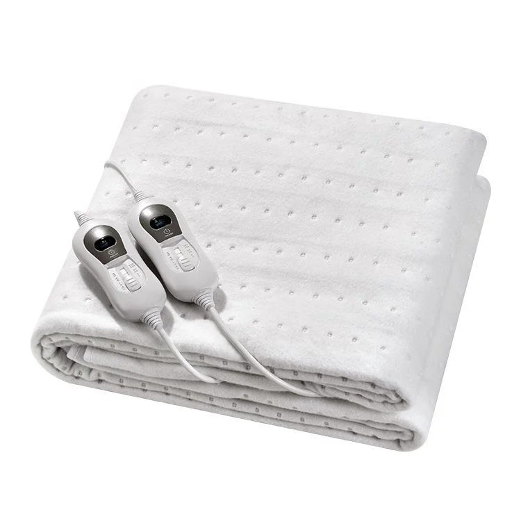 220V big Size heated mattress pad dual zone Electric blanket double bed