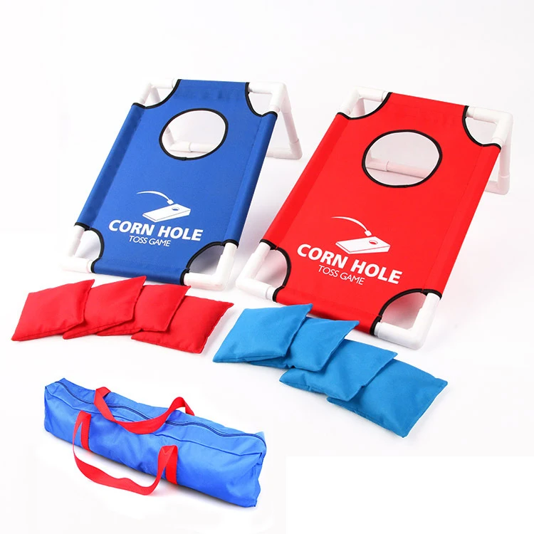 Портативный Кукурузы Отверстие Доски Игровой Набор с 8 кукурузы отверстие мешок фасоли