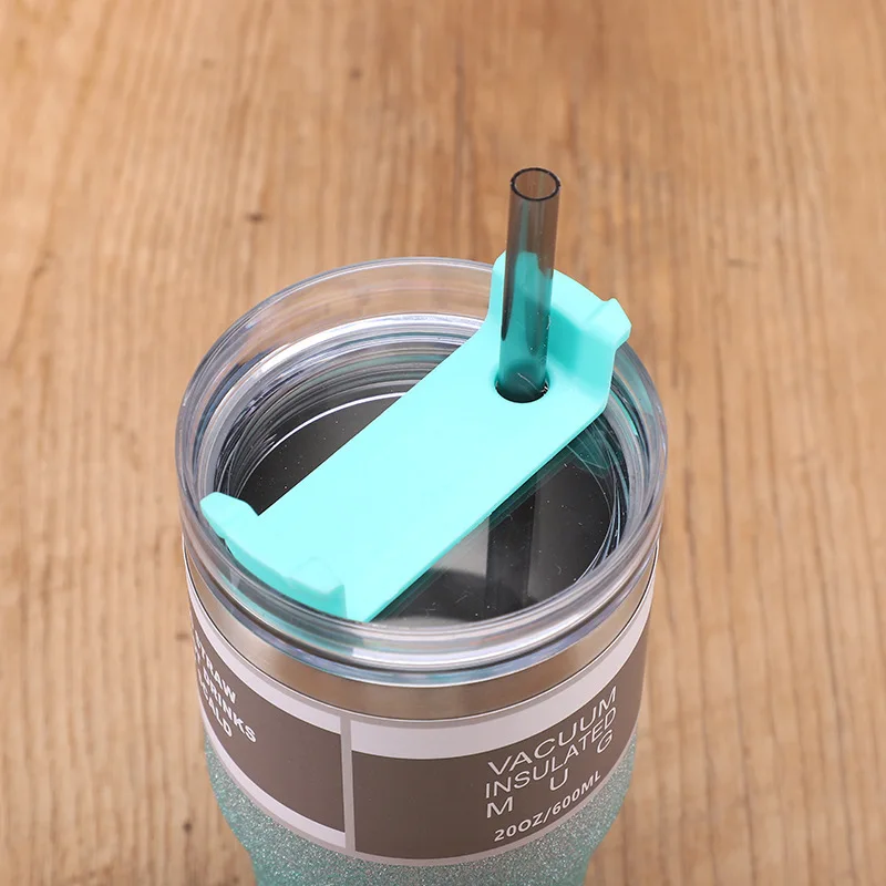 Custom botella de agua  paint tumbler with straw motivational water bottles termos water bottle Ice Blaster cup wholesale