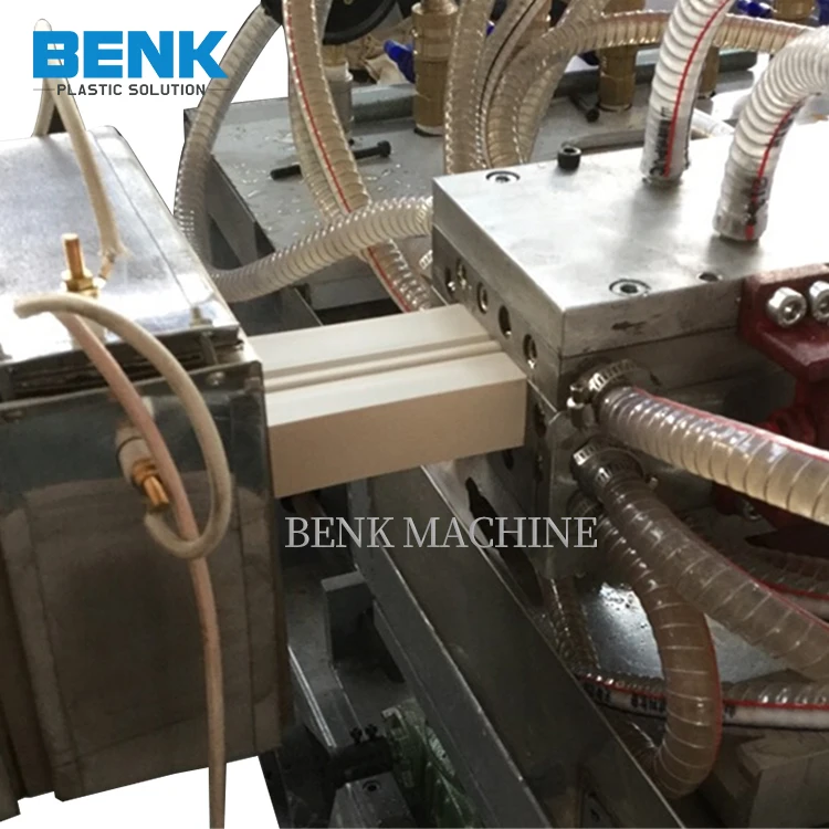 PVC Window Extrusion Machine WPC Wood Plastic Profile Vacuum table high output for WPC Profile Extrusion Line