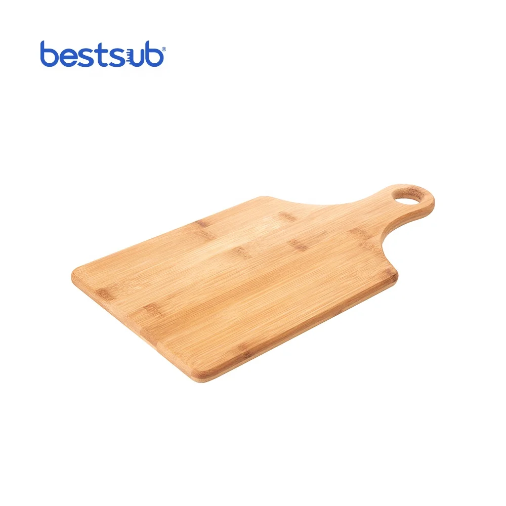 BestSub оптовая торговля деревянная лазерная гравировка бутылки вина формы бамбуковая разделочная доска DK-BBC01