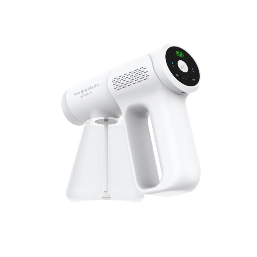 The Latest Mini Rechargeable Electric Nano Sprayer Anionic Micro Mist Disinfection Cordless Nano Ozone Sprayer