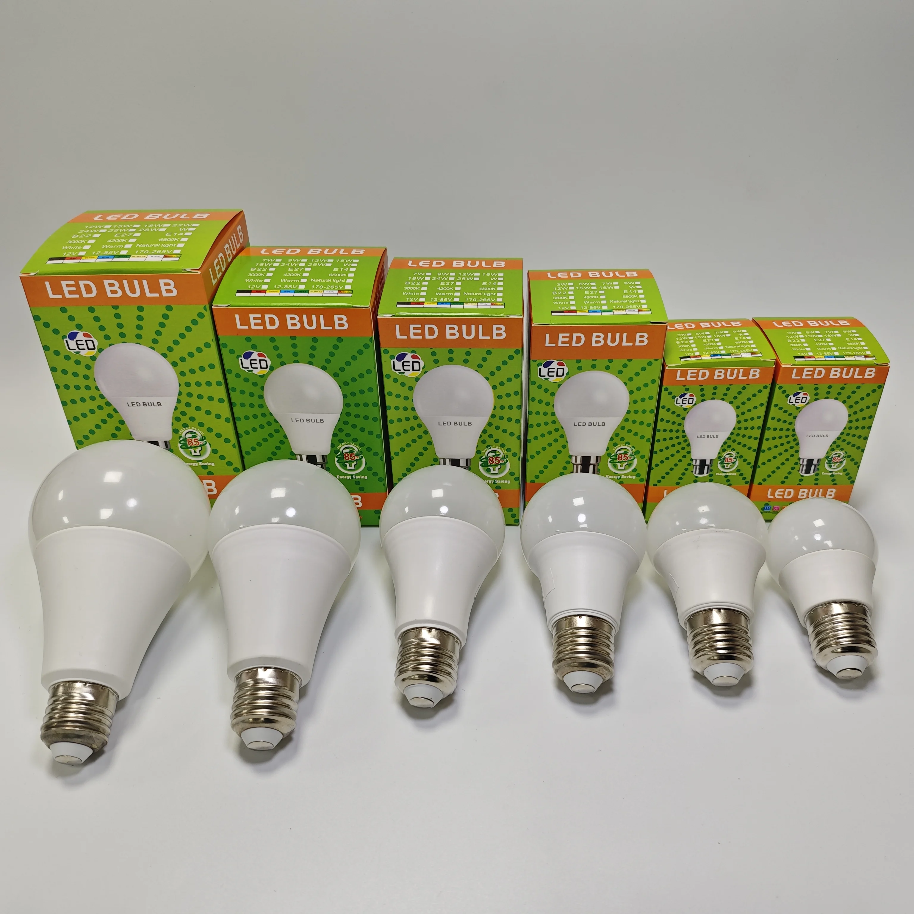 Wholesale Led Bulb Raw Material 5W 7W 9W 12W 15W 18W 24W A60 Skd/ckd Led Bulb for Home Guangdong Led