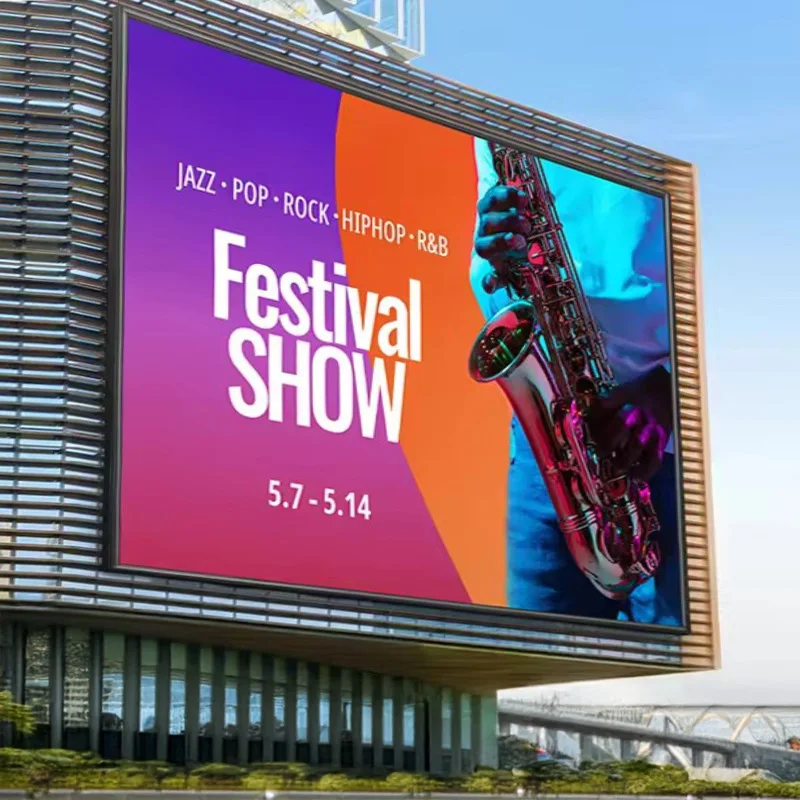 Hilan Full Color Chinese Video Led Display Screen P10 Led-Display Video Outdoor Tv Screen