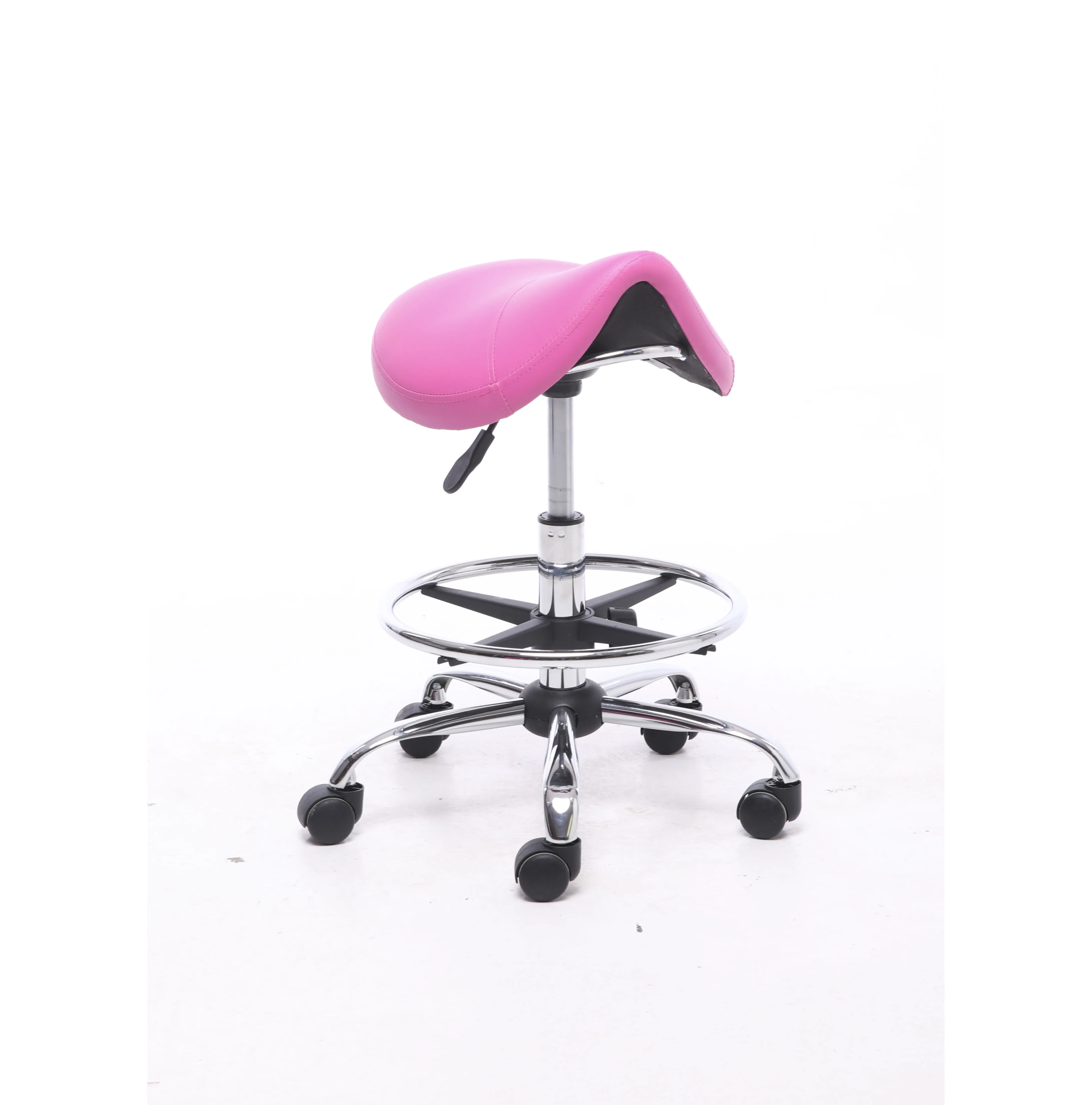 Мини регулируемые барные стулья поворотное седло стул с