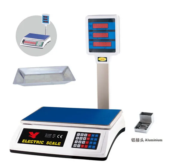 Большой емкости электронные доставка весовые весы с чековым компьютерным интерфейсом
