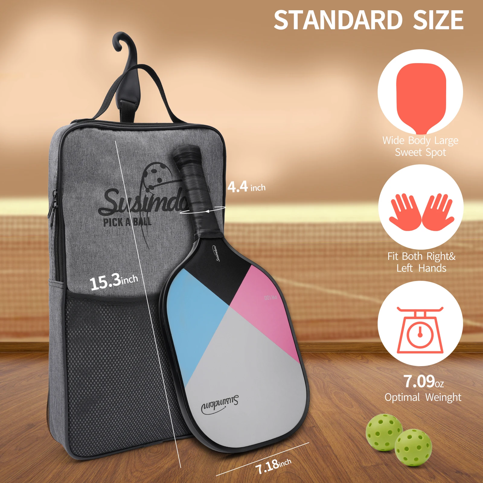 Pickle ball set of 2 paddle wholesale special offers pickleball paddles set