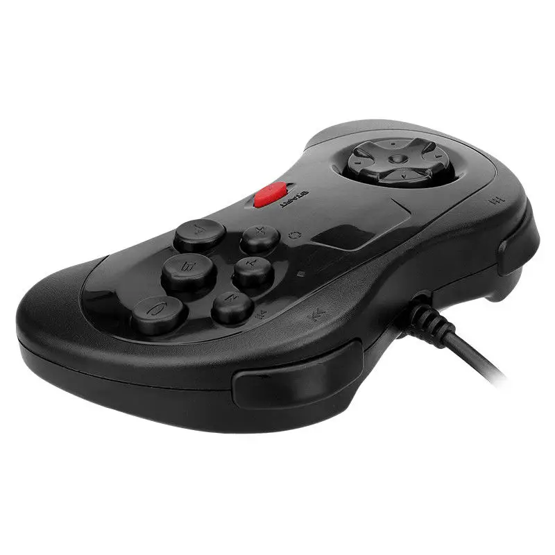 Wired Classic Game Joystick For Segas Saturn Gamepad Controller For Sega Mega Joypad Handle