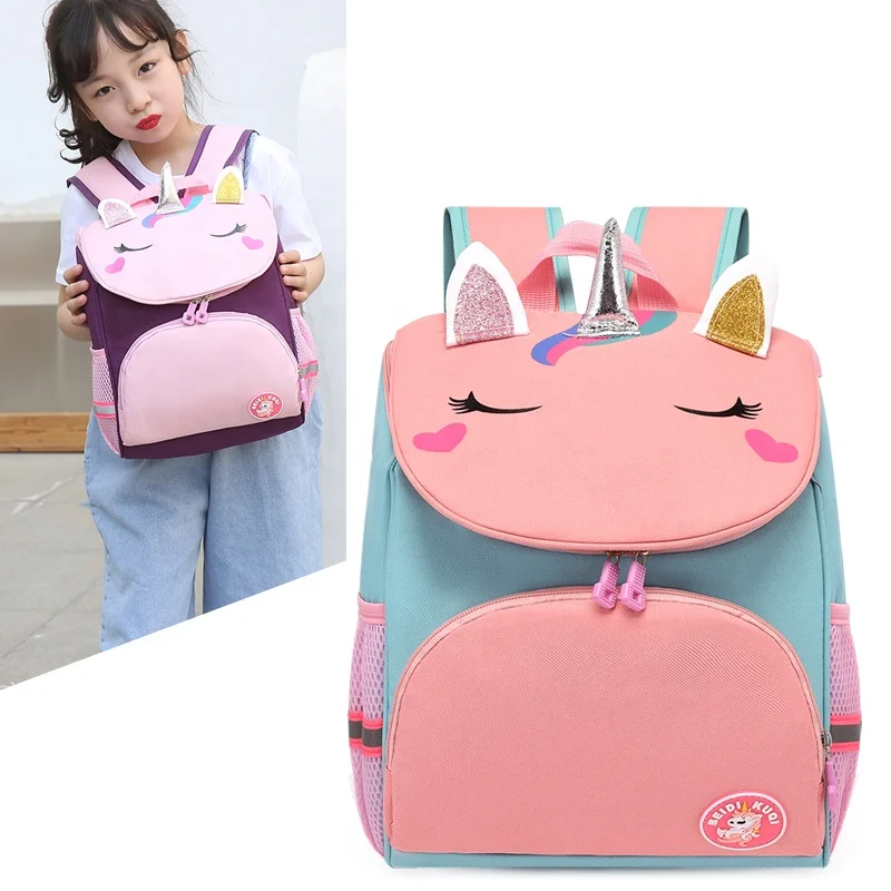 2022 New Trendy Unicorn Cute Children Bookbag Dinosaur Cartoon Kids Backpack School Bags