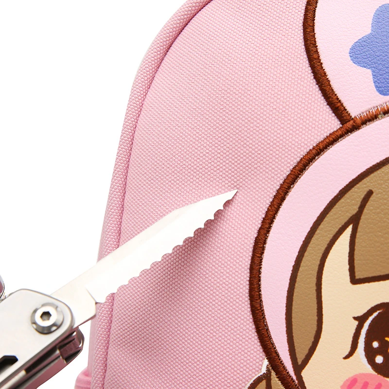 Hot Sale Kids Backpack Cartoon Dinosaur Print Pattern Cute Sky Blue School Bags For Girls Boys