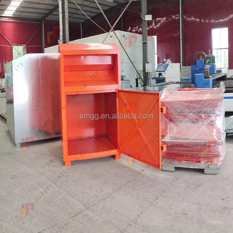 Wholesale Clothes Trash Bin Recycling Clothing Box Public Green Red Color Street Donation Bin