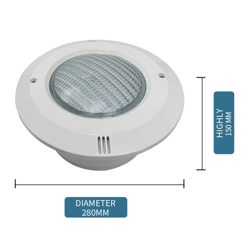 Super Bright Multicolor Recessed Underground IP68 12V RGB Inground Swimming Pool LED Tuya Wifi Remote Control Underwater Light