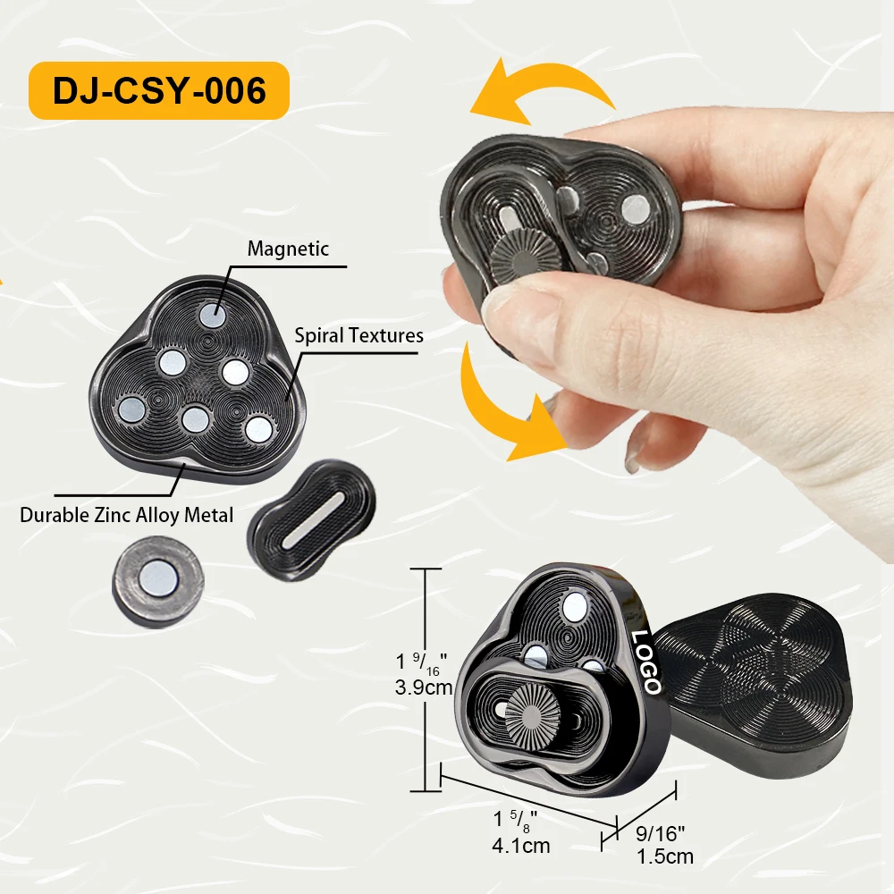 Лидер продаж оптовая продажа школьники офисные взрослые EDC Fidget слайдер позолоченный Магнитный Спиннер игрушки для снятия стресса