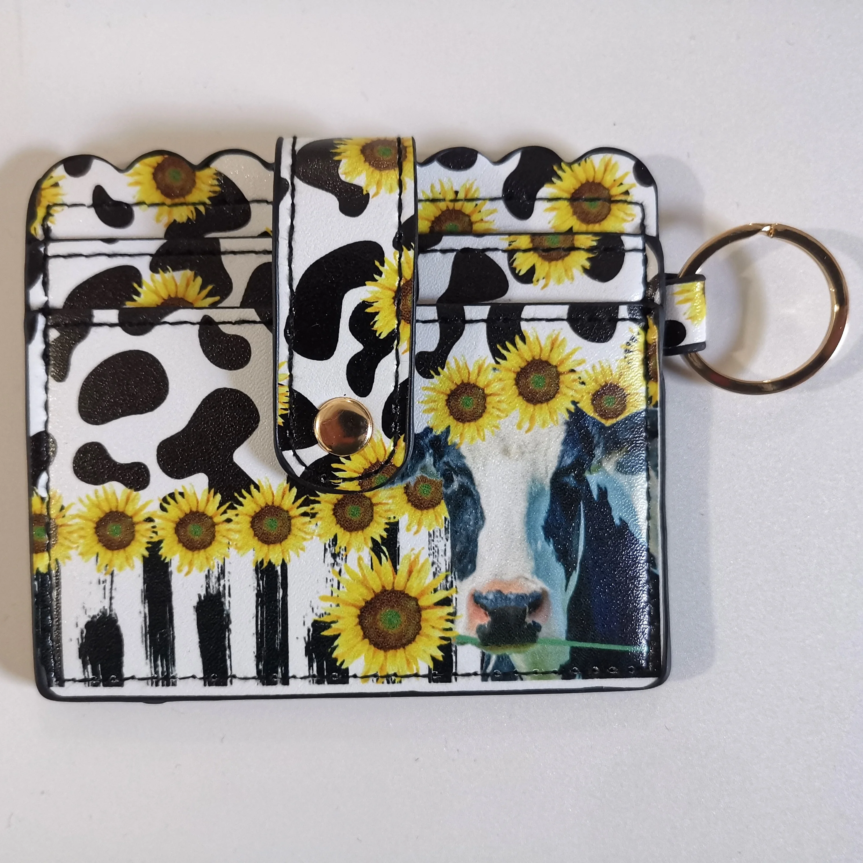 New Arrival Personalized Wristlet Bracelet Keychain Wristlet Custom Leather Wallet