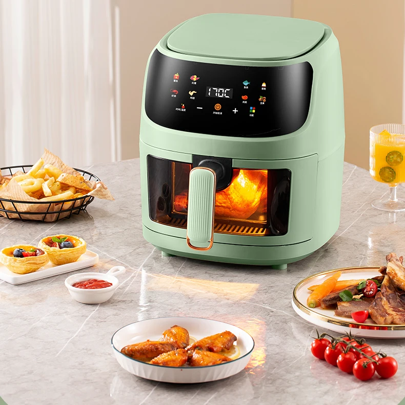 Антипригарная корзина для Смотрового Окна sliver crest 7 в 1 8L, воздушная плита, фритюрница, кухонные приборы, цифровая фритюрница с горячим воздухом