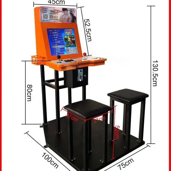 Dinibao 2 players mini pandoras box arcade with 1388 games video game machine