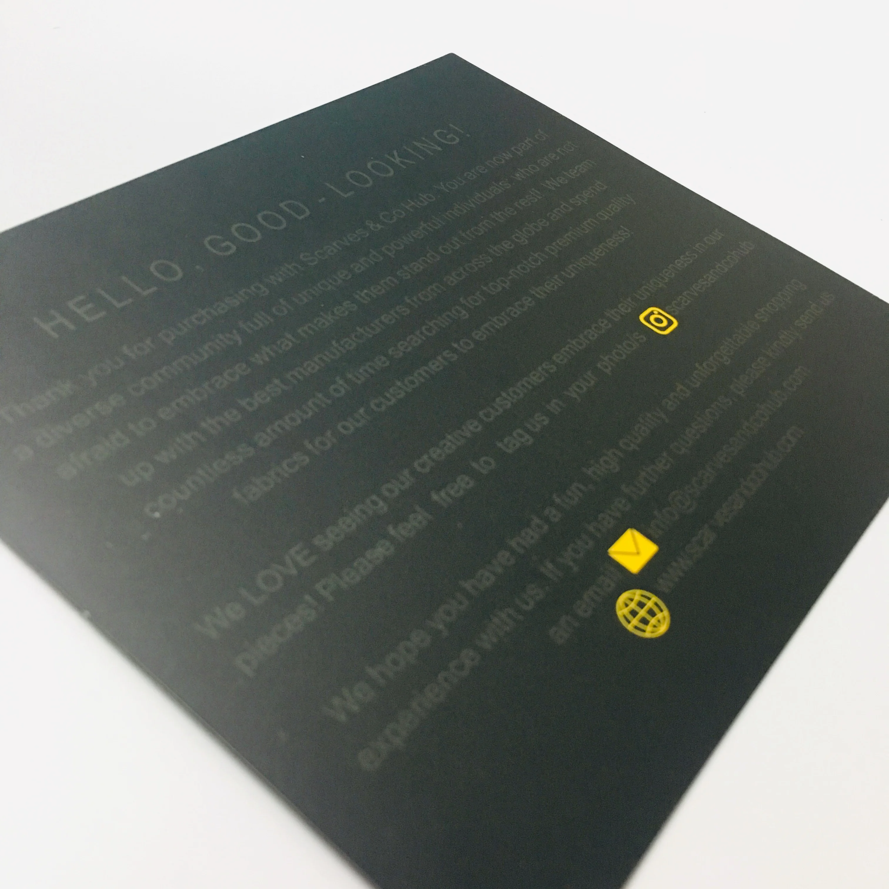 custom logo thank you card with envelopes,wedding card