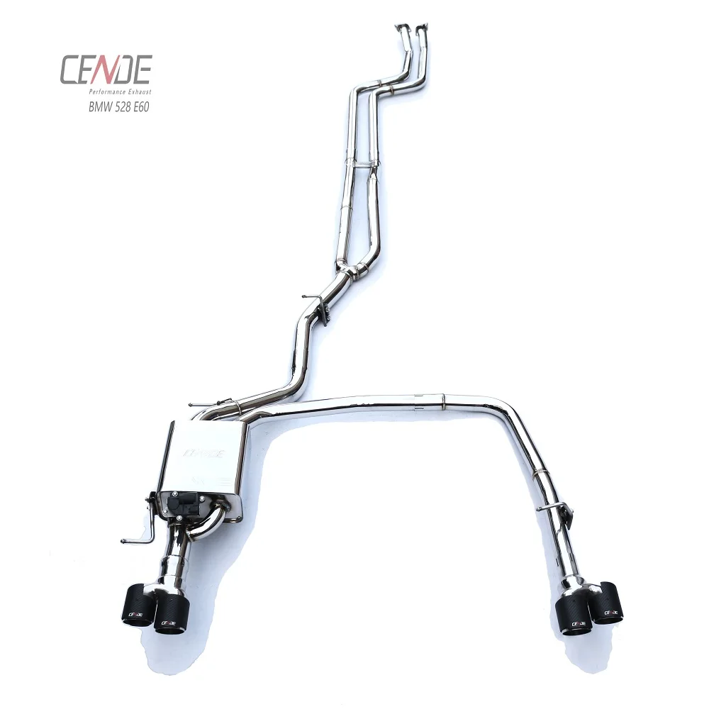 Factory Supply 76mm 3 inch Gr2 Titanium exhaust pipe muffler   for BMW 528i