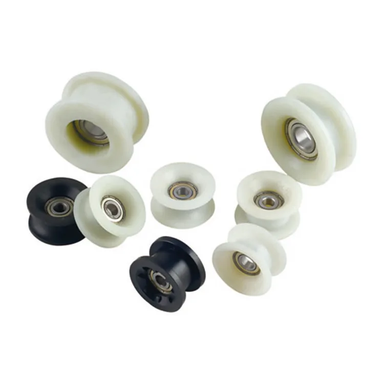 Hot Selling Injection Molding Machine Accessories R Type Bearing Wheels Grooved Sliding Roller For Injection Molding Machine