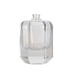 China Manufacturer Wholesale Clear Cheap Glass Perfume Refill Bottle With Gold Spray