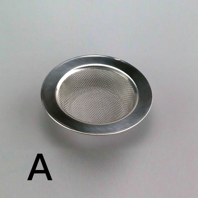 Morez Durable Wire Mesh Sink Basket Mesh Kitchen Stainless Steel Kitchen Sink Strainer Hair Basket Mesh Sink Filter with Handle