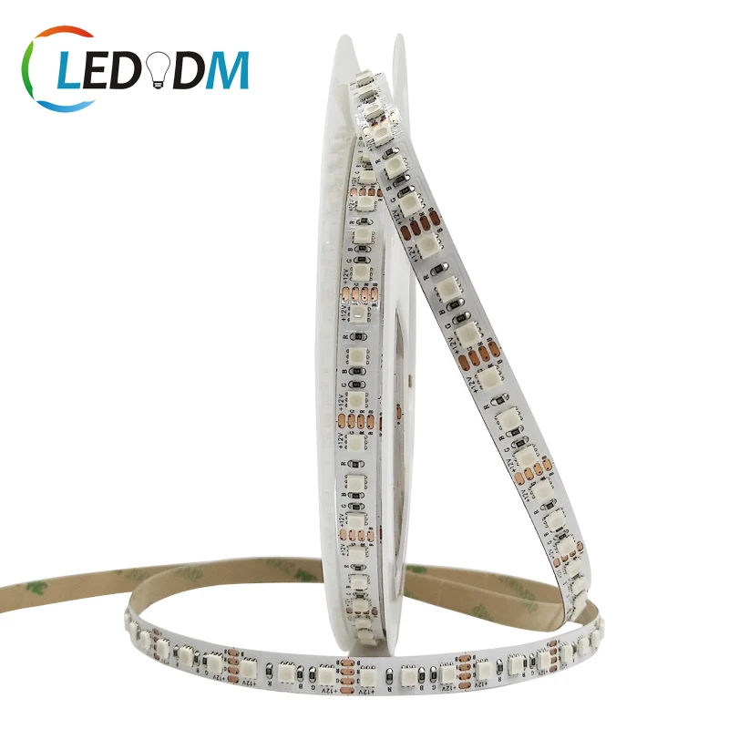 SMD5050 2835 3528 5630 Светодиодная лента с ETL CE Rohs одобрена 5 м/упаковка катушки 12 В 24 для внутреннего и наружного украшения