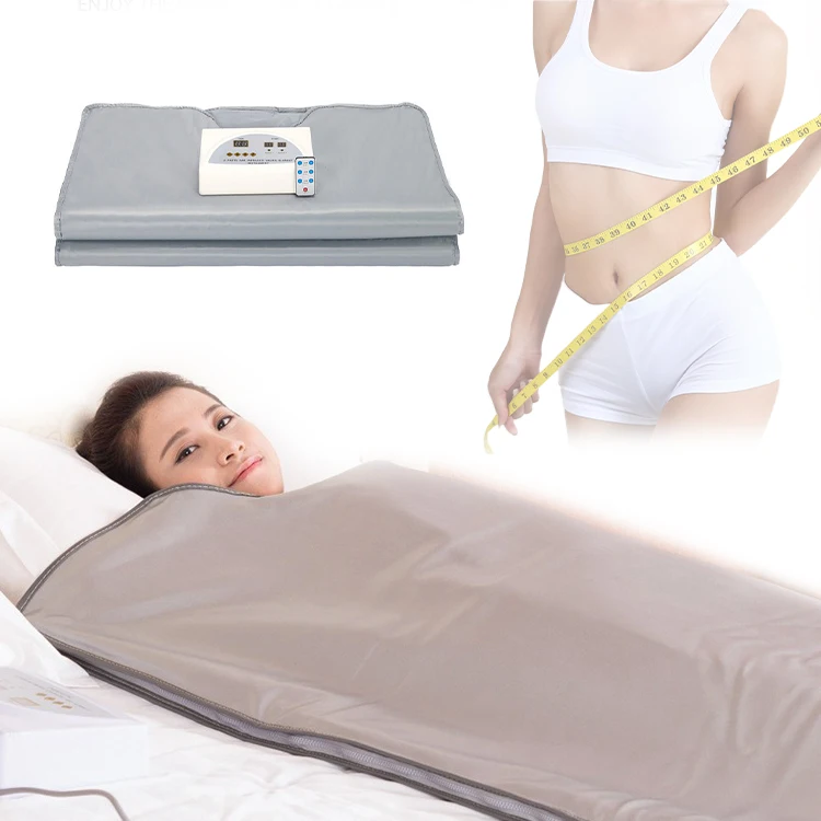 Weight Loss And Detox Slimming Portable Far Infrared Heated Home Spa Red Light Thermal Therapy Sauna Blanket