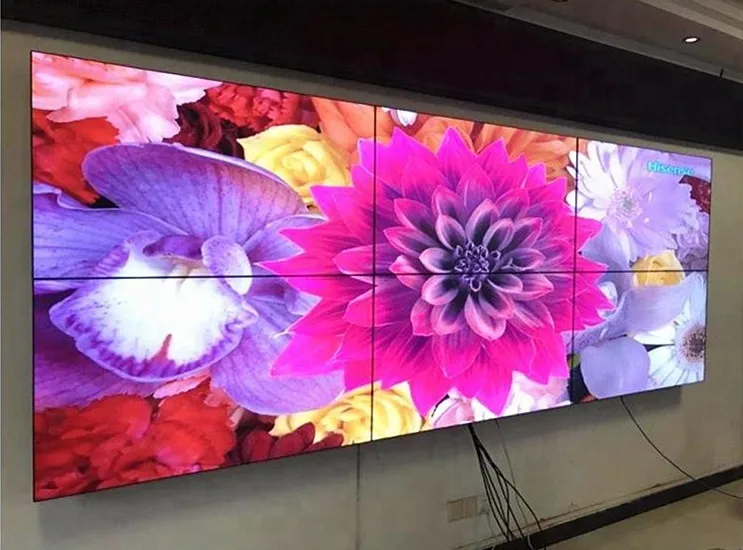 ЖК-панель с ЖК-экраном LG BOE 4K 55 65 дюймов ЖК-дисплей видео ТВ настенный монитор 3 х3 процессор контроллер рекламы